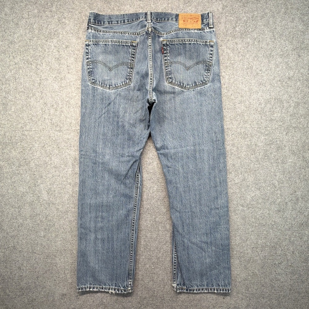 Levi's 505 Jeans Men's 36x30 (Fits 34x28) Straight‎ Leg Distressed